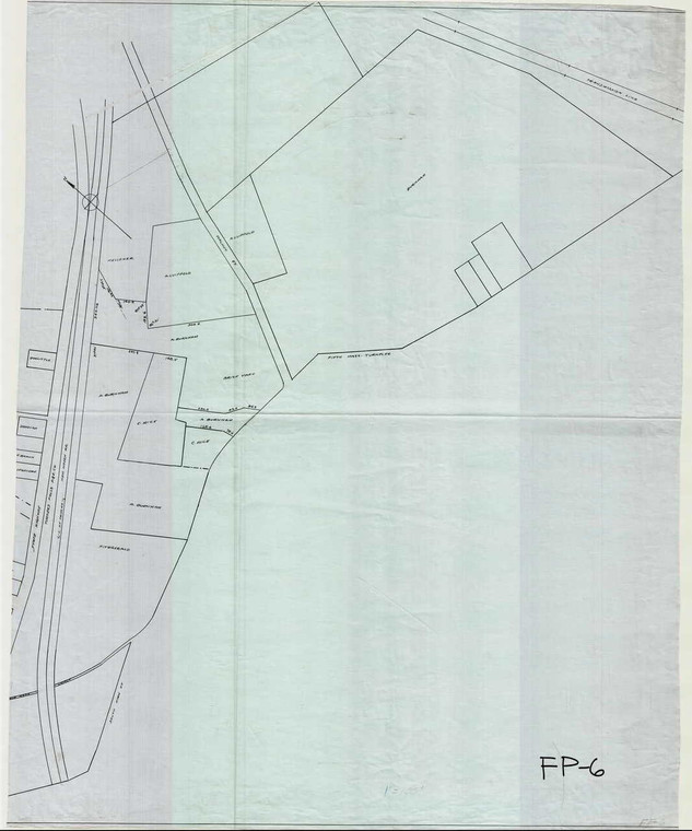 Burnham etc. - Walnut Street. (Tracing) Montague FP-06 - Map Reprint
