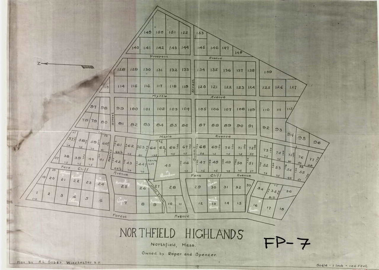 Northfield Highlands - Northfield Northfield FP-07 - Map Reprint
