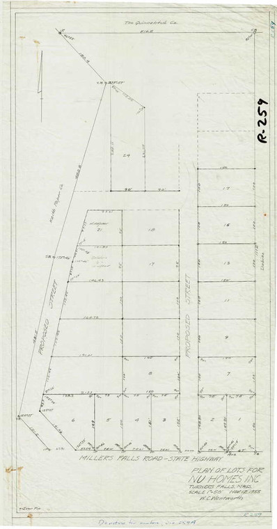 Nu-Homes Inc. Montague R-259 - Map Reprint