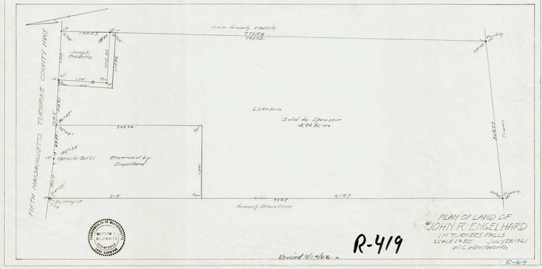 Engelhard, John Montague R-419 - Map Reprint