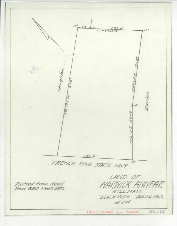 Yukl & Annear Gill RL-193 - Map Reprint