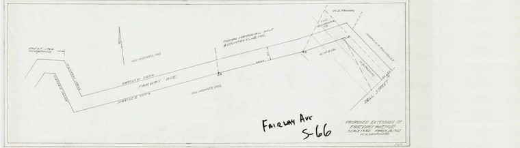 Fairway Avenue LO Montague S-66 - Map Reprint