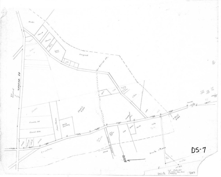 Lot Outlines @ Turners Falls Road & Turnpike Montague DS-007 - Map (Digital Download Copy)