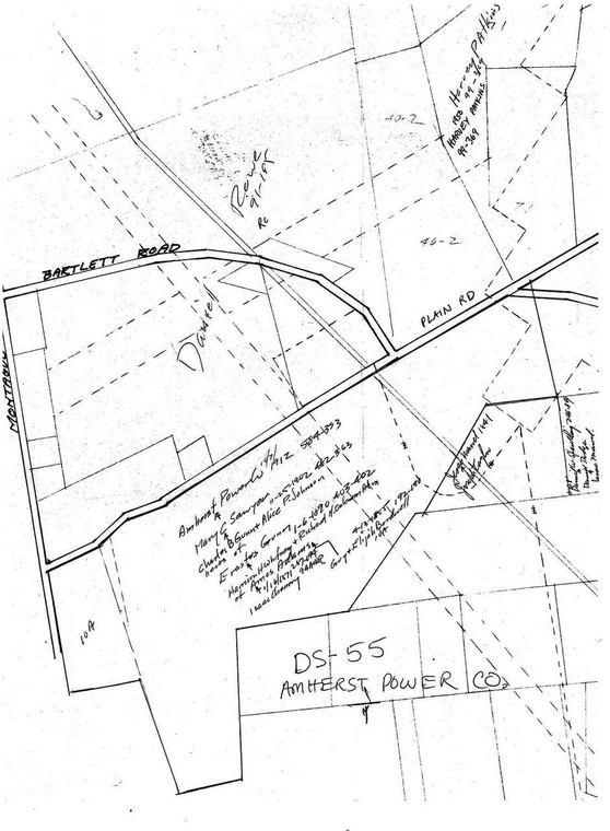 Amherst Power Co. Montague DS-055 - Map (Digital Download Copy)