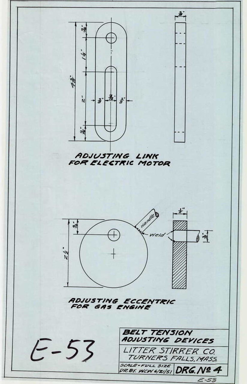 Belt Tension Adjusting Devices C E-053 - Map (Digital Download Copy)