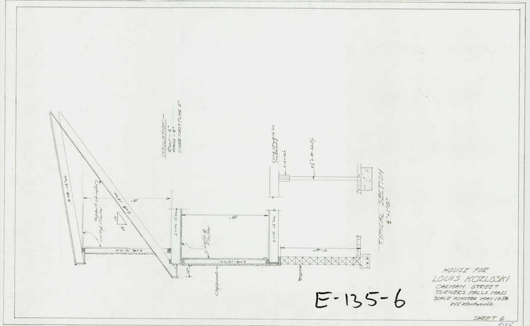 House for Louis Kozloski Montague E-135-6 - Map (Digital Download Copy)