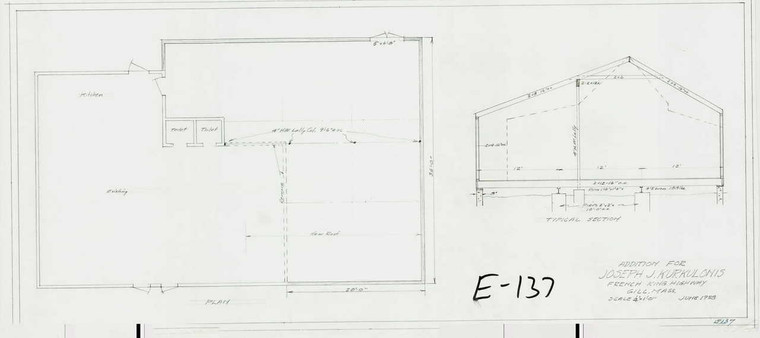 Addition for Joseph J. Kurkulonis Gill E-137 - Map (Digital Download Copy)