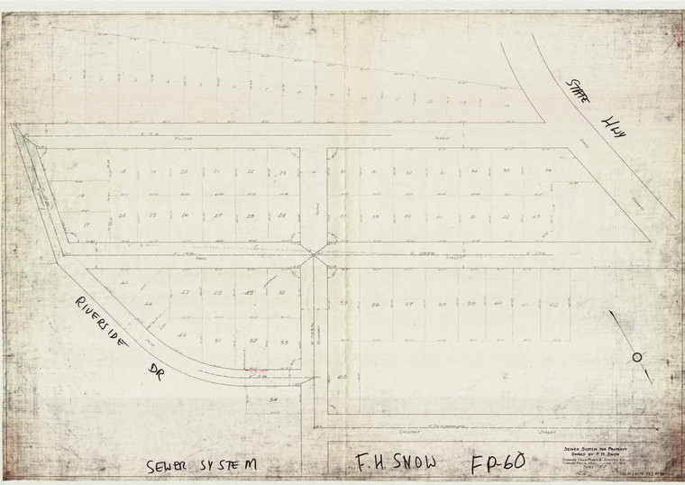 F.H. Snow Lots Montague FP-60 - Map (Digital Download Copy) F.H. Snow Lots Montague FP-60 - Map (Digital Download Copy)