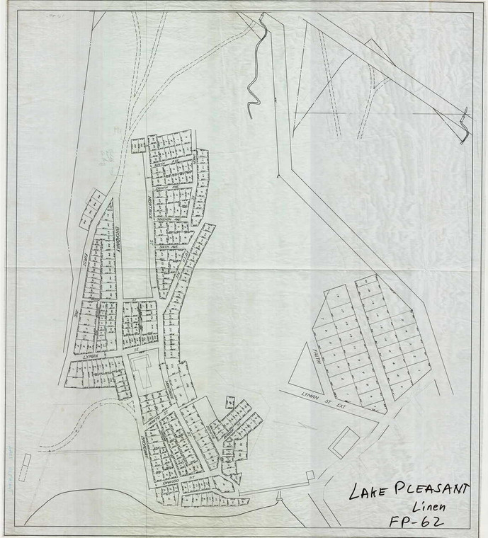 Lake Pleasant Lots (tracing) Montague FP-62 - Map (Digital Download Copy)