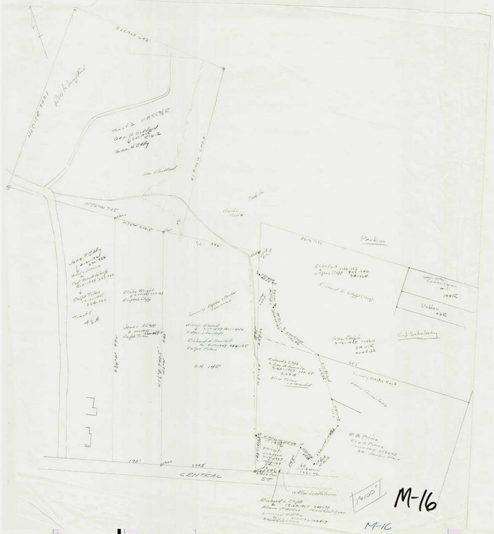 Montague Center Montague M-16 - Map (Digital Download Copy)