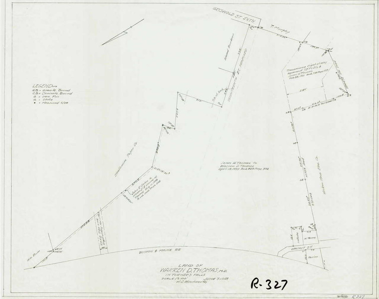 Thomas, Warren D. Montague R-327 - Map (Digital Download Copy)
