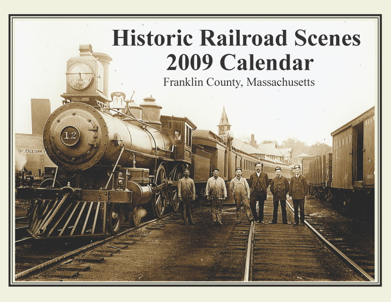 Westbound Accommodation Train Crew - ca. 1890 - Cover 2009 Railroad Calendar Picture