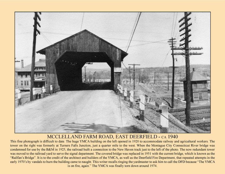 McClellan Farm Road, East Derrfield - ca 1940 - April 2014 Railroad Calendar Picture