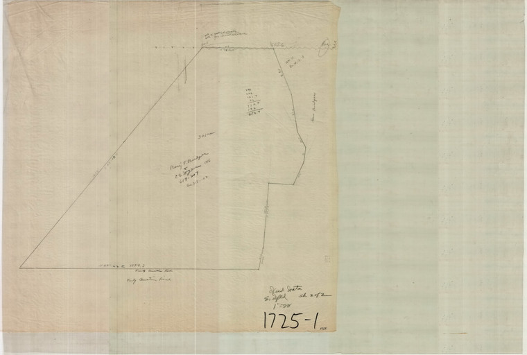 Deed Data - at Stone Crusher    East Deerfield Deerfield 1725 - Map Reprint