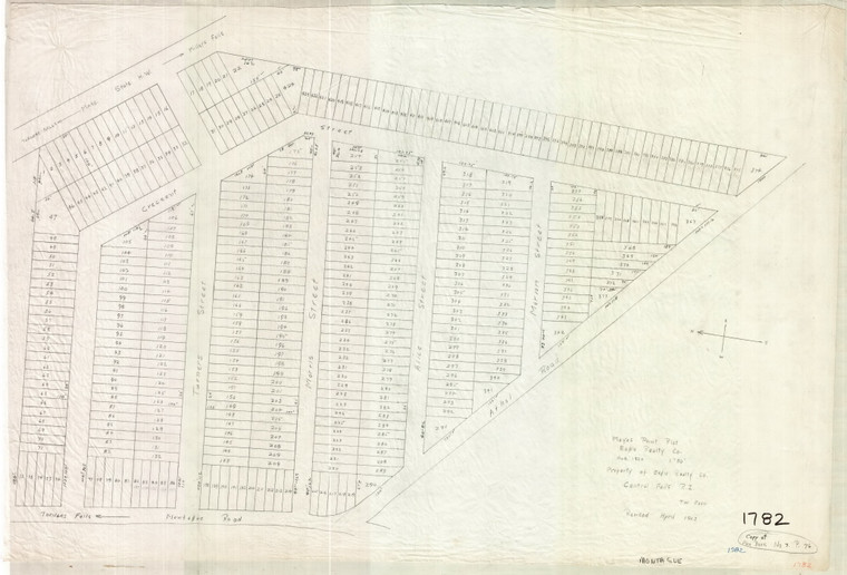 Turners Falls - Mayos Point Plat - Eagle Realty Co - many lots Montague 1782 - Map Reprint