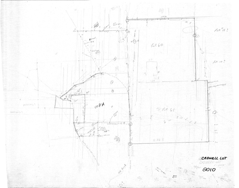 Cadwell Lot (Northfield & Warwick) Northfield 2010 - Map Reprint