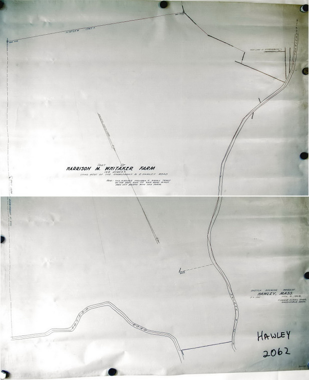 Harrison M. Whitaker - Woodlot - 149A. on E. Howdey Rd North of Potash Rd Hawley 2062 - Map Reprint