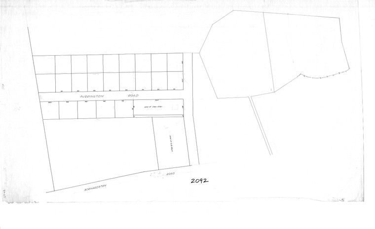 Warren Purrington - Lots West of Bernardston Road Greenfield 2092 - Map Reprint