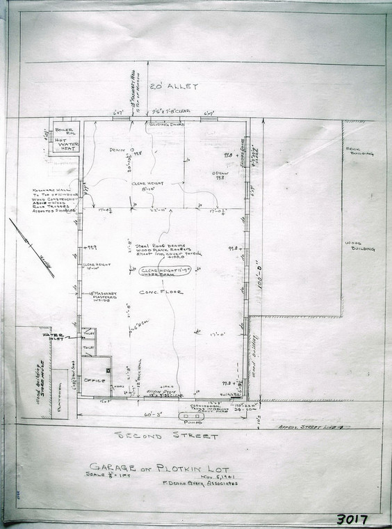 Turners Falls - Garage on Plotkin Lot Montague 3017 - Map Reprint