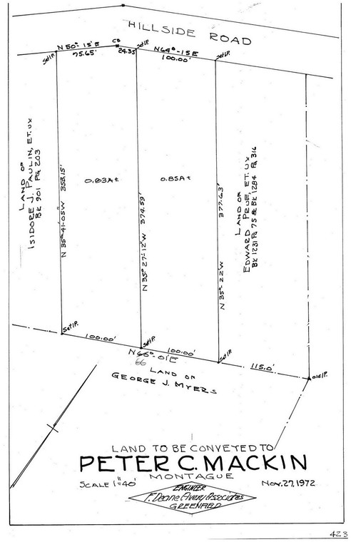 Peter C Mackin    Hillside Rd Montague 4237 - Map Reprint