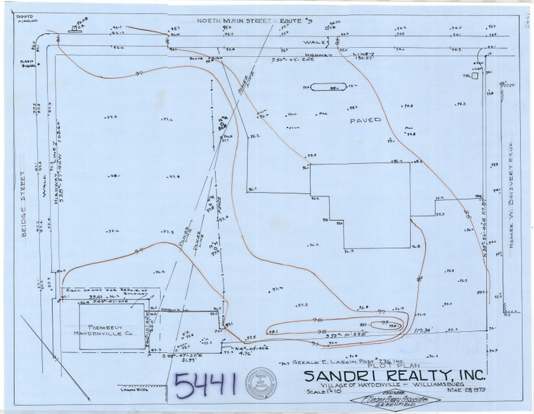 Sandri Realty Inc    Haydenville - Williamsburg Williamsburg 5441 - Map Reprint