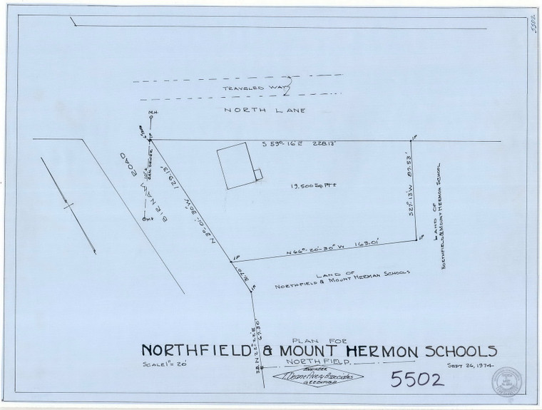 Northfield - Mt Hermon Schools - Birnam + North Lane? Northfield 5502 - Map Reprint