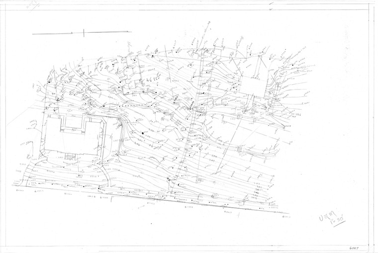 University of Mass.    contour plan Amherst Amherst 6027 - Map Reprint