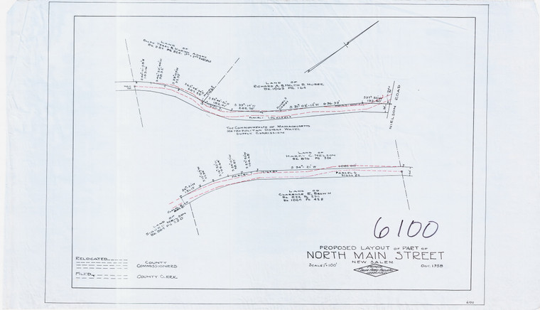 North Main St.  LO New Salem 6100 - Map Reprint