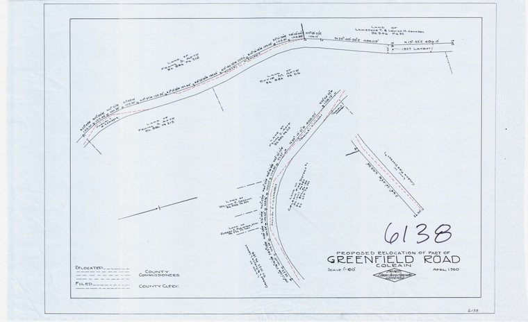 Greenfield Rd. RELOC  Colrain 6138 - Map Reprint