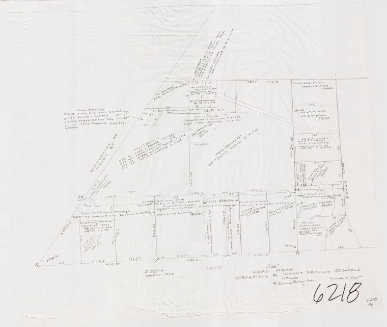 Northfield + Mt. Hermon School Deed Data    Winchester rd - North Lane Northfield 6218 - Map Reprint