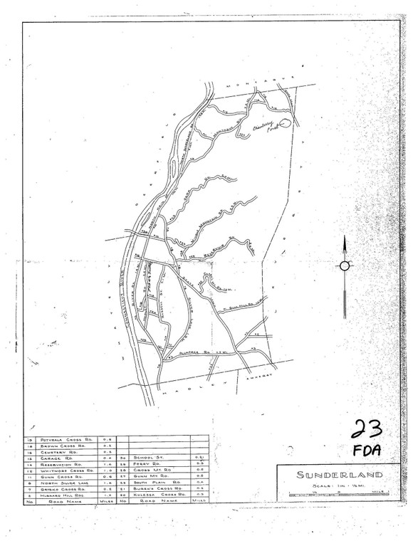 Sunderland ca 1930 - Old Town Map Reprint