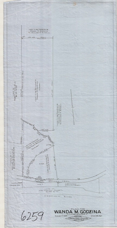 Wanda M. Godzina   Mohawk Trail Charlemont 6259 - Map Reprint