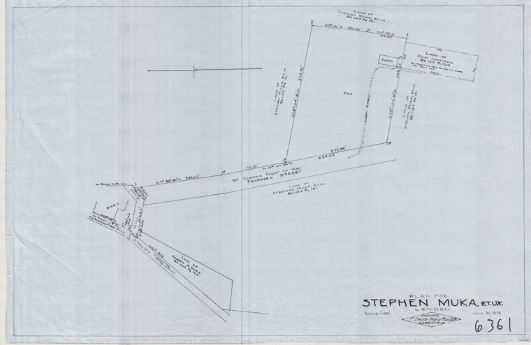 Stephen Muka - Kately Hill Rd- 30' Proposed Street  Leyden 6361 - Map Reprint Stephen Muka - Kately Hill Rd- 30' Proposed Street  Leyden 6361 - Map Reprint