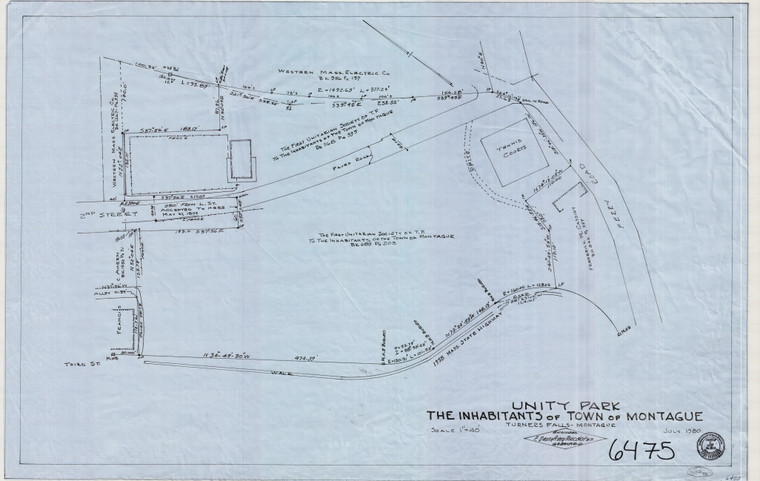 Unity Park - Ferry Rd 2nd St.    St. Hy Montague 6475 - Map Reprint