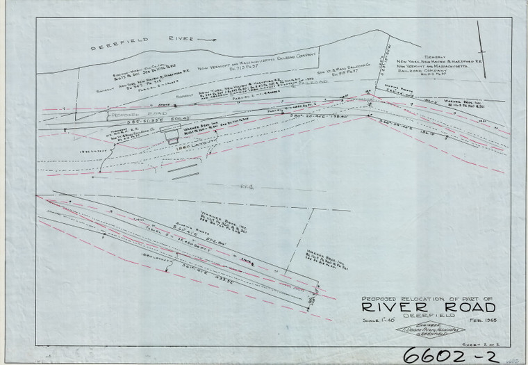 River Road    County Road  RELOC Deerfield 6602-2 - Map Reprint