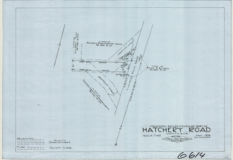 Hatchery Rd    County Road Montague 6614 - Map Reprint