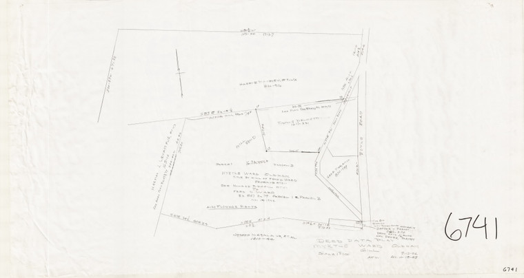 Myrtle Ward Oldham    Boyle Rd-  Gill 6741 - Map Reprint