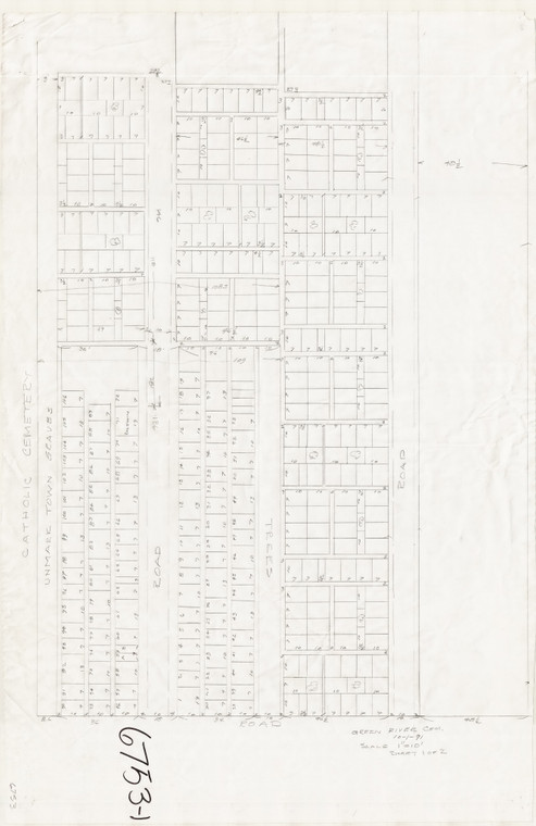 Green River Cem - Proposed Lot Layout Greenfield 6753-1 - Map Reprint