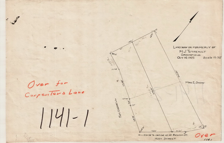 Land n/f of MJ Tetreault Greenfield 1141-1
 - Map Reprint