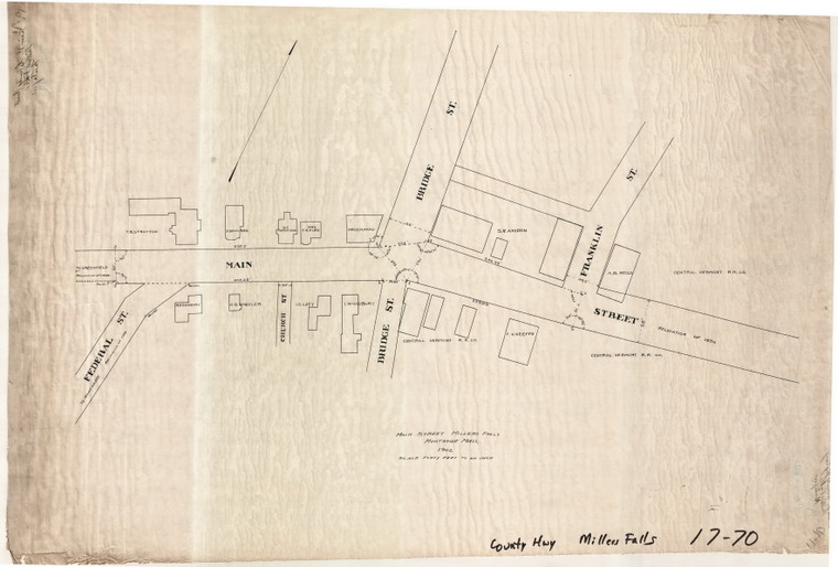 Main St - Location Plan (good) Montague 17-70_lo - Map Reprint