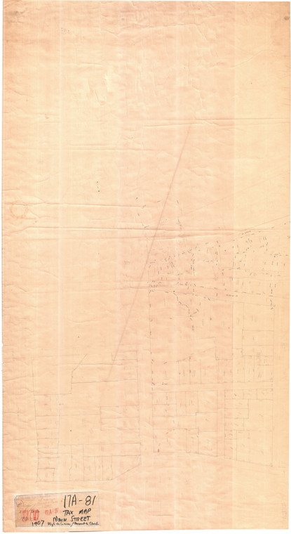 Data for Assessors Map Greenfield 17A-81Tax - Map Reprint