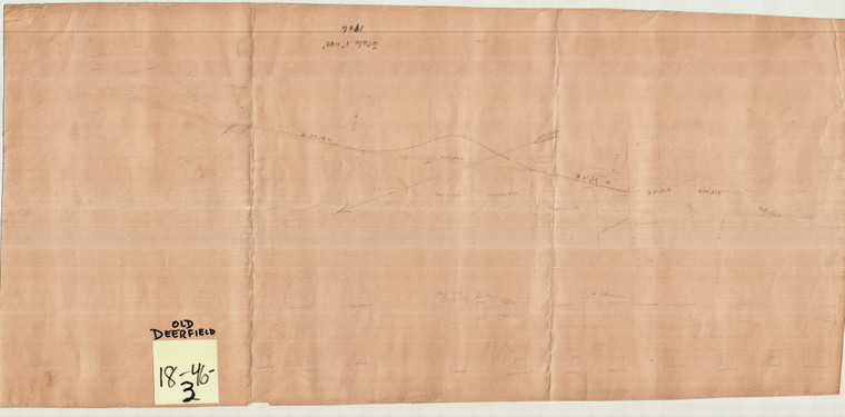 Old Deerfield - Ditch Improvement - Worksheet Deerfield 18-46-03 - Map Reprint