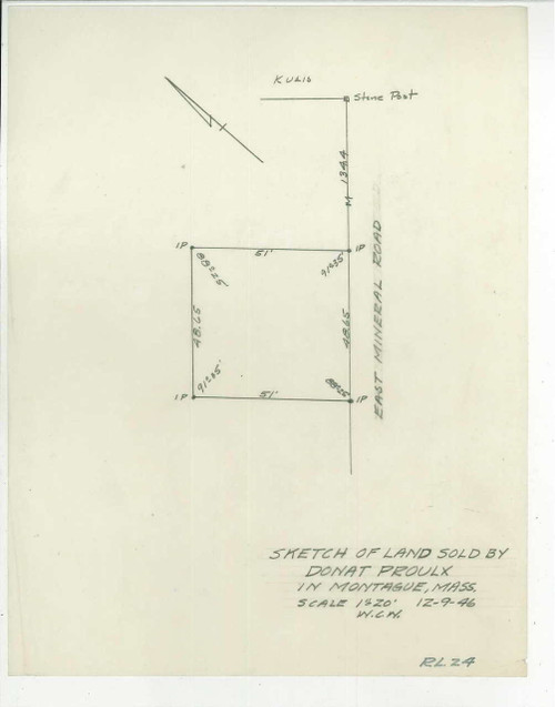 Proulx, Donat Montague RL024 Map (Digital Download Copy) Old Maps