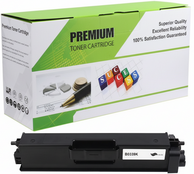 Compatible | Brother | TN-339BK | Black | Toner Cartridge | Standard Yield ( 6000 Pages)