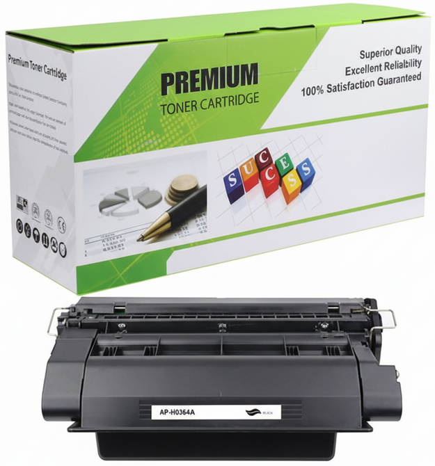 Compatible | HP | CC364A / CE390A | Black | Toner Cartridge | Standard Yield (10000 Pages)