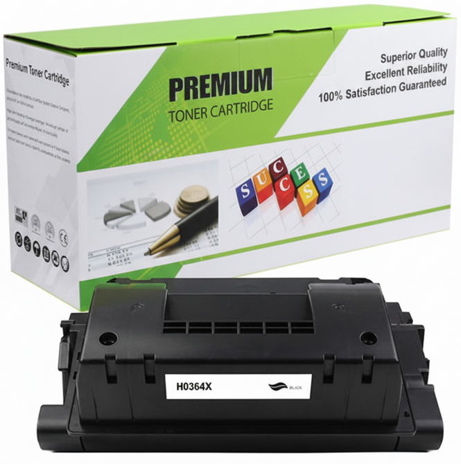Compatible | HP | CC364X / CE390X | Black | Toner Cartridge | Standard Yield (24000 Pages)