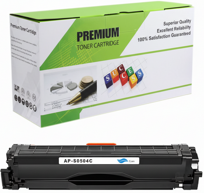 Compatible | Samsung | CLT-C504S/XAA / CLTC504S/XAA | Cyan | Toner Cartridge | Standard Yield (1800 Pages)