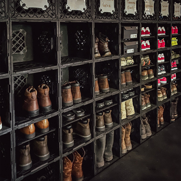 CrateHacks™: Modular Shoe Cubby Wall