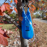 Gravity bag filter hanging