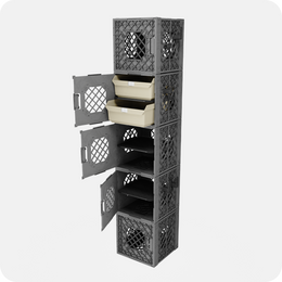 CrateCloset™ Tower
